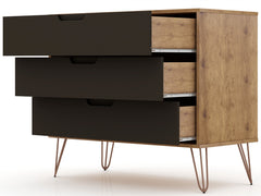 Rockefeller Dresser in Nature and Textured Grey - Ornate Home