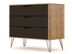 Rockefeller Dresser in Nature and Textured Grey - Ornate Home