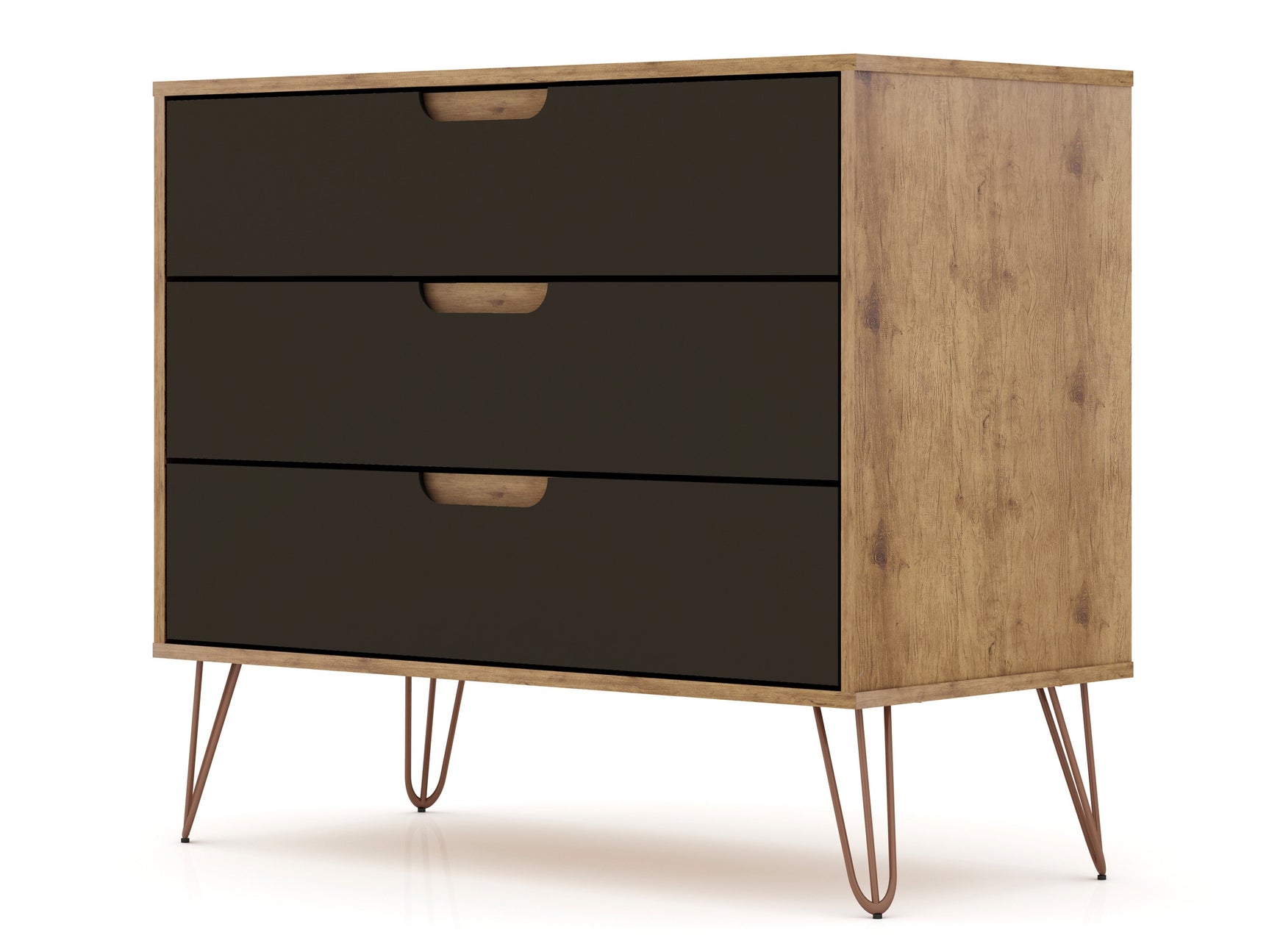 Rockefeller Dresser in Nature and Textured Grey - Ornate Home