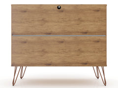 Rockefeller Dresser in Nature and Textured Grey - Ornate Home