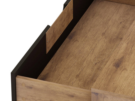 Rockefeller Dresser in Nature and Textured Grey (set of 2) - Ornate Home