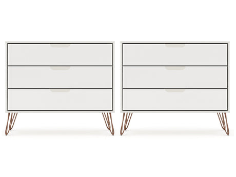 Rockefeller Dresser in Off White (set of 2) - Ornate Home