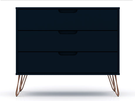 Rockefeller Dresser in Tatiana Midnight Blue (set of 2) - Ornate Home