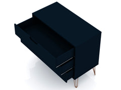 Rockefeller Dresser in Tatiana Midnight Blue (set of 2) - Ornate Home