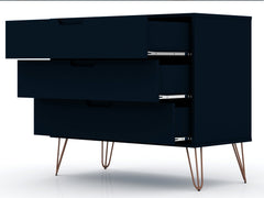 Rockefeller Dresser in Tatiana Midnight Blue (set of 2) - Ornate Home