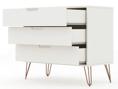 Rockefeller Dresser in White - Ornate Home