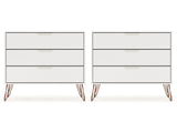 Rockefeller Dresser in White (set of 2) - Ornate Home