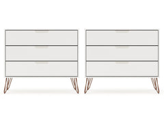 Rockefeller Dresser in White (set of 2) - Ornate Home