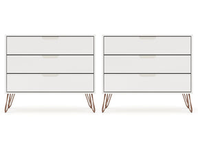 Rockefeller Dresser in White (set of 2) - Ornate Home