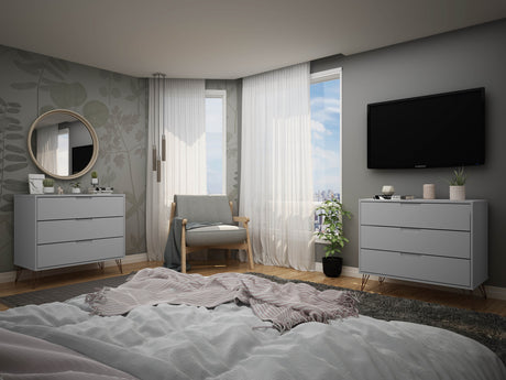 Rockefeller Dresser in White (set of 2) - Ornate Home