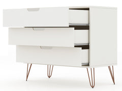 Rockefeller Dresser in White (set of 2) - Ornate Home
