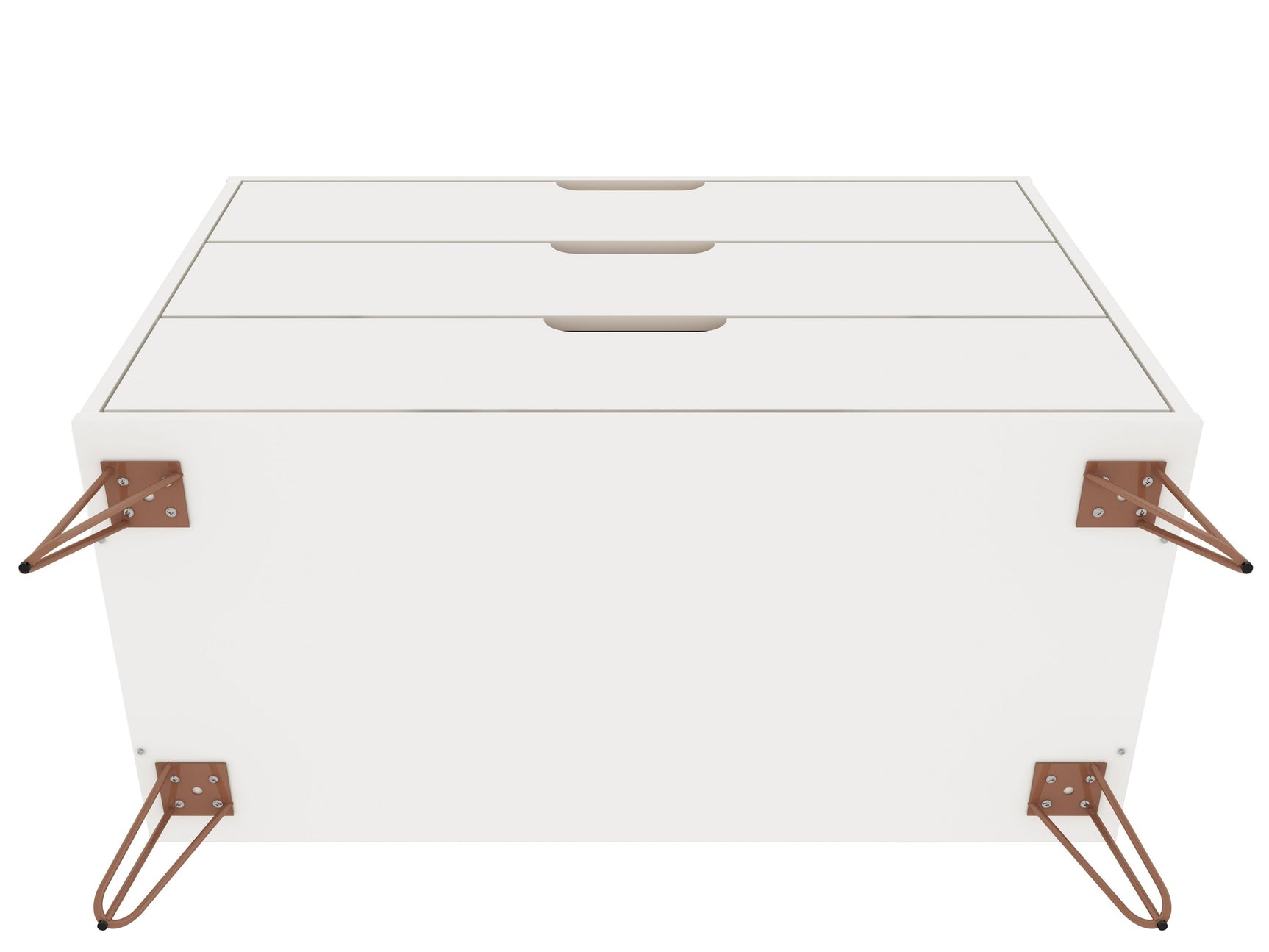 Rockefeller Dresser in White (set of 2) - Ornate Home