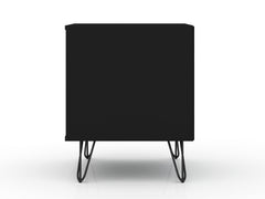 Rockefeller Nightstand 1.0 in Black (set of 2) - Ornate Home