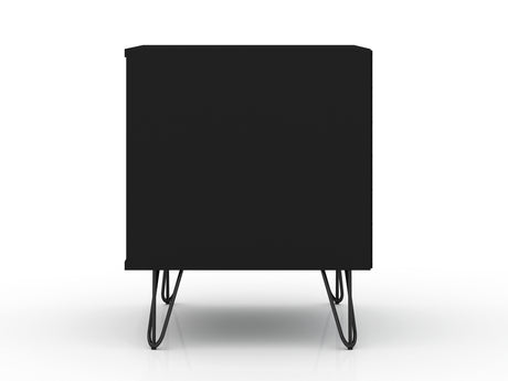 Rockefeller Nightstand 1.0 in Black (set of 2) - Ornate Home