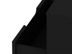 Rockefeller Nightstand 1.0 in Black (set of 2) - Ornate Home