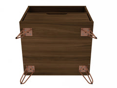 Rockefeller Nightstand 1.0 in Brown (set of 2) - Ornate Home