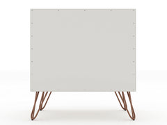Rockefeller Nightstand 1.0 in Off White and Nature (set of 2) - Ornate Home