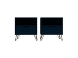 Rockefeller Nightstand 1.0 in Tatiana Midnight Blue (set of 2) - Ornate Home
