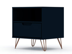Rockefeller Nightstand 1.0 in Tatiana Midnight Blue (set of 2) - Ornate Home