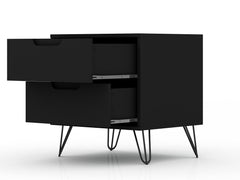 Rockefeller Nightstand 2.0 in Black (set of 2) - Ornate Home