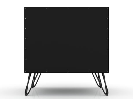 Rockefeller Nightstand 2.0 in Black (set of 2) - Ornate Home