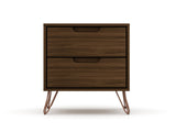 Rockefeller Nightstand 2.0 in Brown (set of 2) - Ornate Home