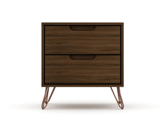 Rockefeller Nightstand 2.0 in Brown (set of 2) - Ornate Home