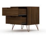 Rockefeller Nightstand 2.0 in Brown (set of 2) - Ornate Home