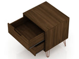 Rockefeller Nightstand 2.0 in Brown (set of 2) - Ornate Home