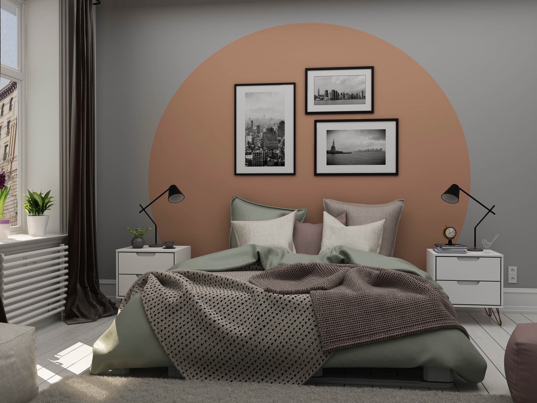 Rockefeller Nightstand 2.0 in White (set of 2) - Ornate Home