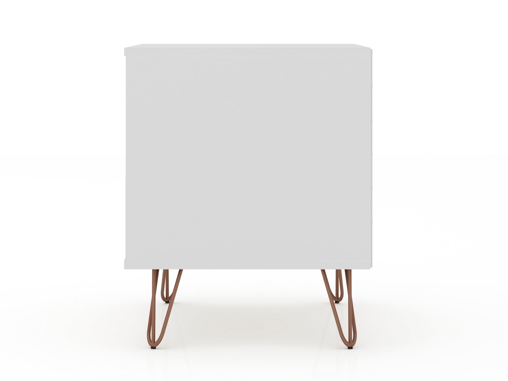 Rockefeller Nightstand 2.0 in White (set of 2) - Ornate Home