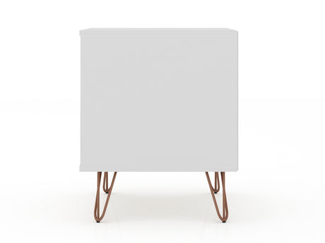 Rockefeller Nightstand 2.0 in White (set of 2) - Ornate Home