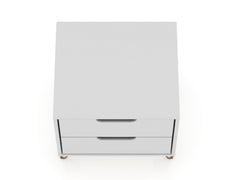 Rockefeller Nightstand 2.0 in White (set of 2) - Ornate Home