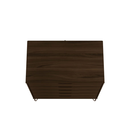 Rockefeller Tall 5-Drawer Dresser and Standard 3-Drawer Dresser in Brown - Ornate Home