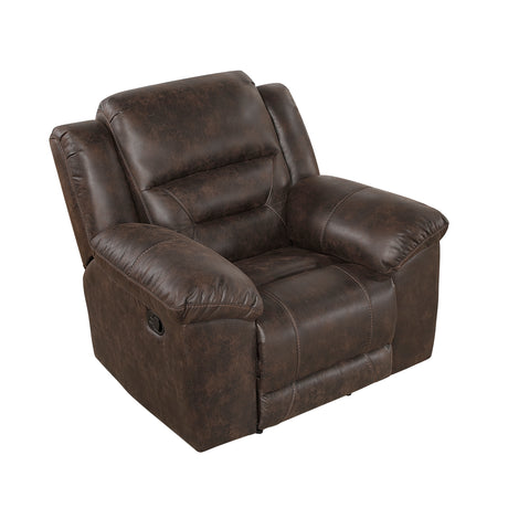 Rocker Reclining Brown Chair - Ornate Home