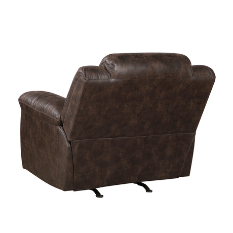 Rocker Reclining Brown Chair - Ornate Home
