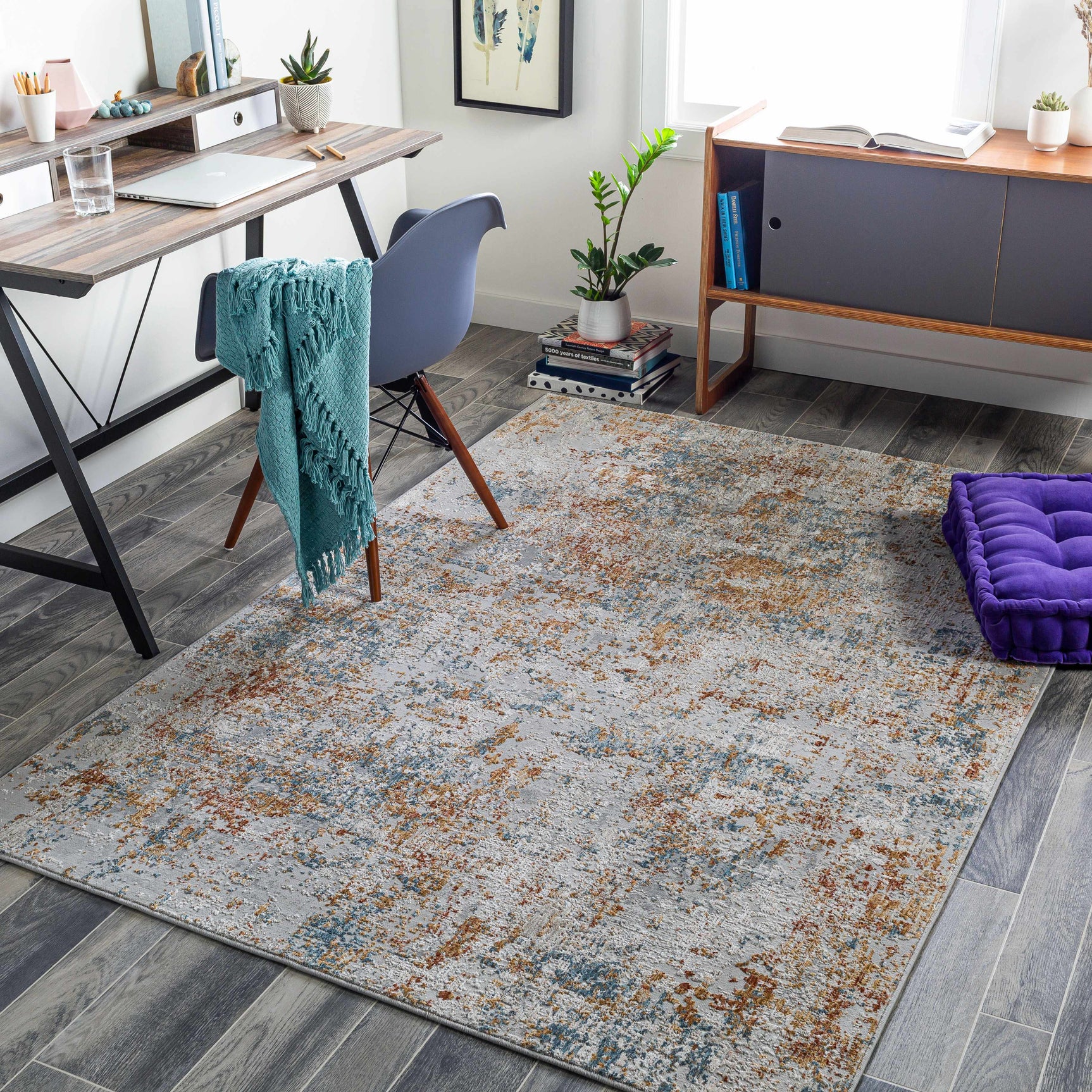 Rocklea Textured Luxe Area Rug - Ornate Home