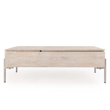 Rocklin Natural Double Lift Top Coffee Table - Ornate Home