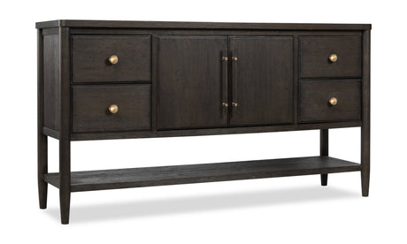 Rockport Four Drawer Two Door Sideboard in Yin - Ornate Home