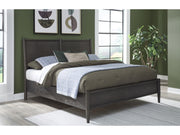 Rockport Oak Wood California King Platform Bed in Yin - Ornate Home