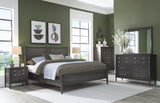 Rockport Oak Wood Eastern King Platform Bed in Yin - Ornate Home