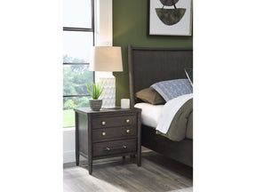 Rockport Three Drawer Large Nightstand in Yin - Ornate Home