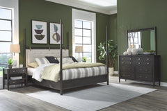 Rockport Two Drawer One Shelf Oak Wood Nightstand in Yin - Ornate Home