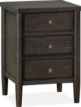 Rockport Yin Three Drawer Small Nightstand - Ornate Home