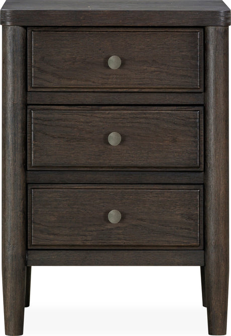 Rockport Yin Three Drawer Small Nightstand - Ornate Home