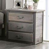 Rockwall Weathered Gray Nightstand - Ornate Home