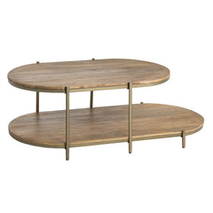 Rockwell Brown/Gold Cocktail Table - Ornate Home