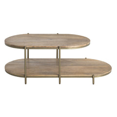 Rockwell Brown/Gold Cocktail Table - Ornate Home