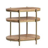 Rockwell Brown/Gold End Table - Ornate Home