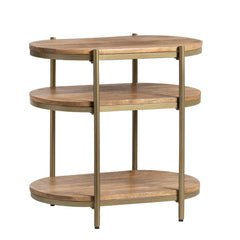 Rockwell Brown/Gold End Table - Ornate Home